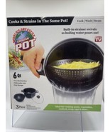 World&#39;s Greatest Cooking Pot As Seen On TV Strainer Basket 6 qt Nonstick... - $39.47 CAD