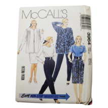 McCalls 3964 Sewing Pattern Womens Sz Small Jacket Top Skirt Pants Uncut - £7.72 GBP