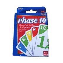 Phase 10 Card Game By Fundex A Rummy Type Card Game with a Twist Complete 2004 - $12.16