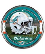 Miami Dolphins Chrome Clock - NFL - $31.03