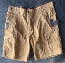 RED KAP RP72TB Men&#39;s Heavy Duty Canvas Carpenter Work Shorts - Durable - $11.14