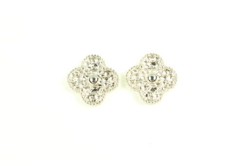 Medium Silver Cluster Motif Earrings