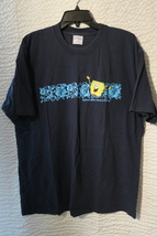 Vintage Sponge Bob Squarepants Mens T Shirt Aloha Hibiscus - £31.00 GBP