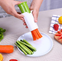 Creative Vegetable Cutters Fruit Kitchen Cucumber Carrot Divider Strawberry Slic - £11.22 GBP