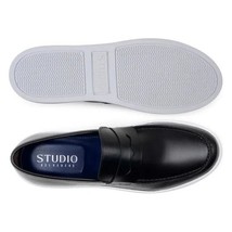 Belvedere Elliot Penny Loafer Walking Sneaker Italian Leather Black image 6