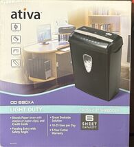 Aurora AU650MA 6-Sheet Paper Credit Card Shredder. New In Box - $31.50
