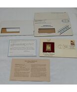 1987 New Jersey Statehood 200th Anniversary 22kt Gold Replica First Day - $14.53 CAD