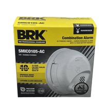 BRK Combination Smoke/Carbon Monoxide Alarm Hardwired NEW SMIC0105-AC (A) - £25.68 GBP