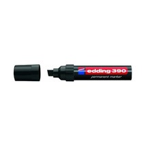 Edding 390-001 Permanent Marker - Black (Pack of 10)  - $90.00