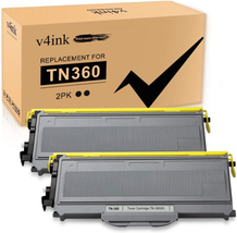 2PK Compatible Toner Cartridge Replacement for Brother TN360 TN330 Toner - £36.62 GBP