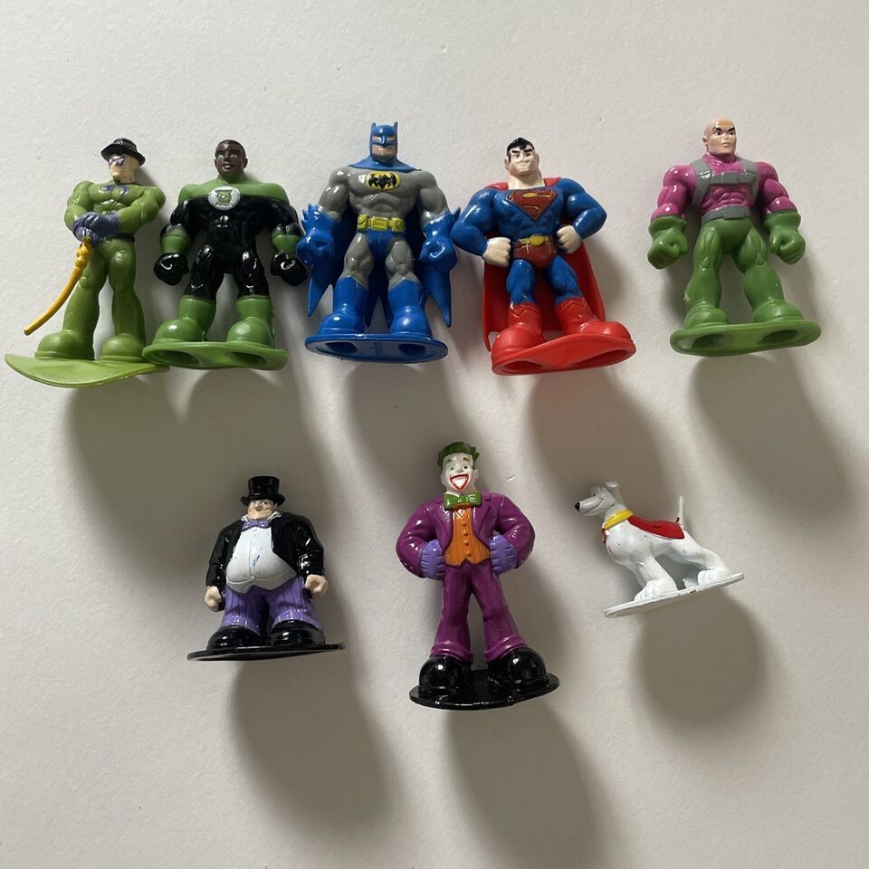 DC Comics Super Heroes & Villains PVC 2" Figures Lot of 9 - $6.58