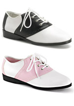 Funtasma SADDLE-50 Women&#39;s Flat Saddle Shoes Black &amp; White Size 8M - $46.74