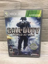 Call of Duty: World at War - Platinum Hits (Xbox 360) With Manual - $4.94
