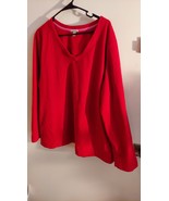 Old Navy, Red long sleeves, size XXL, V-Neckline - $10.97 CAD