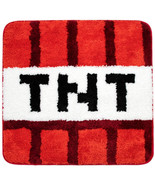 Minecraft TNT Block Tufted Bath Rug Red - £30.43 GBP