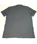 John Varvatos Dark Gray Three Button Short Sleeve Round Neck Tee Size XL... - $27.98