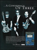 Steve Vai Joe Satriani John Petrucci Korg Processor 2002 G3 Tour adverti... - $4.23