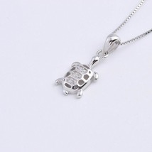 Sea Turtle Pendants Necklaces For Women Kids Jewelry Fashion 925 Sterling Silver - £11.22 GBP