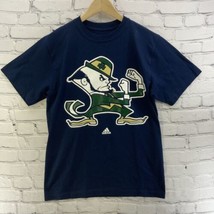Adidas T-Shirt Mens Medium Tee Notre Dame Fighting Irish Mascot - £9.34 GBP