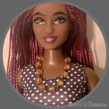 11-12” Fashion Doll Jewelry • Gold Yellow Beaded Doll Necklace for Barbie - £5.46 GBP