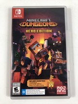 Replacement Case Nintendo Switch Game Minecraft Dungeons Case Only No Games - £6.81 GBP