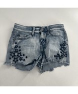 Blue desire denim blue jean shorts juniors size 5 - $214.95 MXN