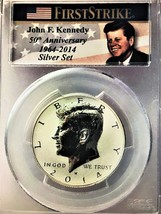 John F. Kennedy 50th Anniversary Silver Set 1965-2014 PR70 Reverse Proof - £105.54 GBP