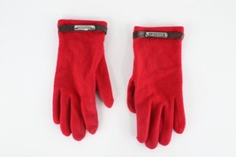 Vintage Ralph Lauren Womens Size XL Spell Out Wool Cashmere Winter Gloves Red - £27.20 GBP