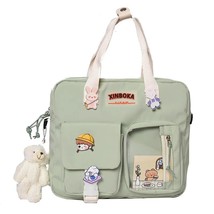 Canvas Bag for Students Ita  Bags Ladies Japanese Style Bookbag Teenage Girl Cut - £116.08 GBP