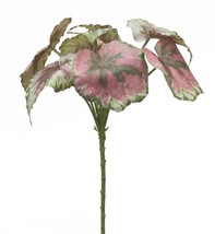 Begonia Leaf (Set of 2) 11.5&quot;H Polyester - £31.33 GBP