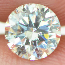 Round Diamond 0.57 Carat H Color VS2 Natural Enhanced Certified 5.24X5.19 MM - £470.17 GBP