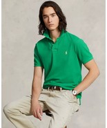 Polo Ralph Lauren Men&#39;s Classic-Fit Mesh Polo Shirt in Lifeboat Green-Si... - $68.58 CAD