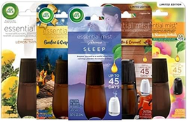 Essential Mist Diffuser Oil Refills Variety Pack, Set of 5 Fragrance Mis... - £30.35 GBP