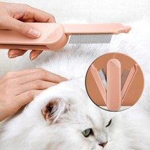The Ultimate Pet Grooming Companion: 2-In-1 Hair Removal And Detangling Wonder C - £13.32 GBP