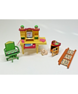 2006 Fisher Price Loving Family Dollhouse Work-at-Home Office, Retired Set. - $322.93 MXN