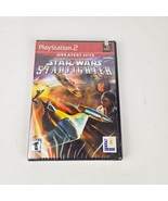 Star Wars Starfighter Playstation 2 PS2 Video Game Complete Factory Sealed - £14.00 GBP