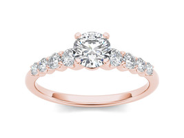 Authenticity Guarantee 
14K Rose Gold 3/4ct TDW Classic Diamond Engagement Ring - £919.01 GBP