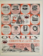 1967? Print Ad World-Wide Christmas Lite Sets Westinghouse Bulbs & Replacements - £14.98 GBP