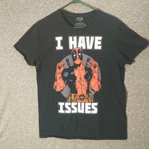 Marvel Comics Spiderman Shirt I Have Issues T-Shirt Large Black Short Sl... - $8.90