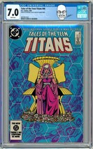 George Perez Personal Collection CGC 7.0 Tales of the New Teen Titans #4... - $98.99
