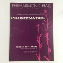 1973 Philharmonic Hall Lincoln Center Present Promenades by Andre Kostelanetz - £15.16 GBP