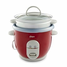 Oster 6-Cup Rice Cooker with Steamer, Red (004722-000-000) - £61.09 GBP