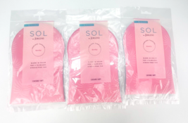 SOL by Jergens Sunless Tanning Body Reusable Applicator Hand Mitt Lot of 3 - £10.80 GBP