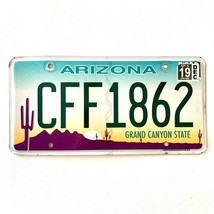 2019 United States Arizona Grand Canyon State Passenger License Plate CFF1862 - £13.15 GBP