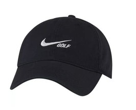 Nike Unisex Heritage 86 Black Golf Cap CU9887-010 - £27.41 GBP