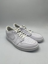 Nike Air Jordan 1 Low Triple White Golf Shoes DD9315-101 Men&#39;s Size 8.5 - £101.84 GBP