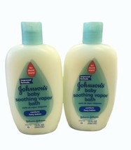 Lot Of 2 Johnson&#39;s Baby Soothing Vapor Bath Discontinued 15 Oz - £38.05 GBP