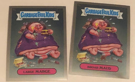 Large Marge Broad Maud Garbage Pail Kids  Lot Of 2 Chrome 2020 - £3.71 GBP