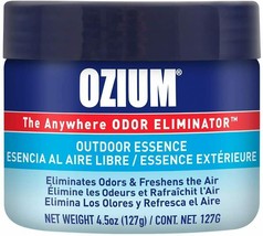 Ozium 1 Outdoor Essence 4.5 oz Smoke &amp; Odors Eliminator Gel Car Air Fres... - $10.61 CAD