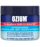 Ozium 1 Outdoor Essence 4.5 oz Smoke &amp; Odors Eliminator Gel Car Air Fres... - $7.75